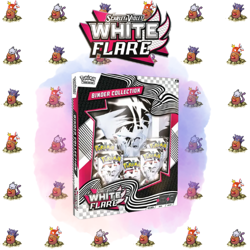 White Flare Binder Collection