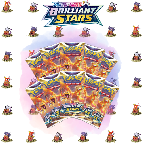 Brilliant Stars Booster Pack (10x) PokeTrio Brilliant Stars Booster Pack (10x) PokeTrio
