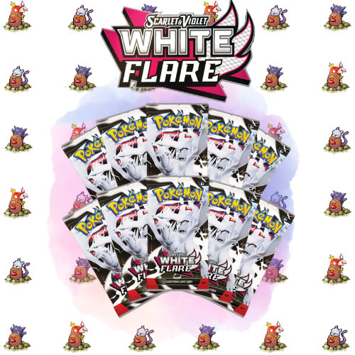 White Flare Booster Pack (10x)